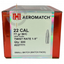HORNADY 227771 AEROMATCH™ GESCHOSSE .224 77GR HPBT 500 STÜCK